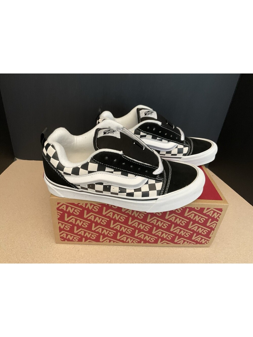 New! VANS Knu-Skool Checkerboard Athletic Shoes. Men’s 8. Women’s 9.5. Nice!!!